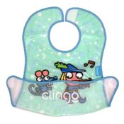 Babador Impermeável C/Bolso Flautista Clingo