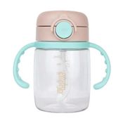 Copo Tritan Bits Canudo 220ml +6m Neutro Clingo