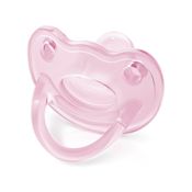 Chupeta Soft Divertida Rosa 100%Silicone 0-6m Lillo