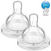 Bico Para Mamadeira Classic N.3 +3m c/2 Philips Avent