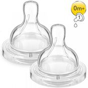 Bico Para Mamadeira Classic N.1 +0m c/2 Philips Avent