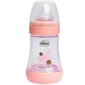 Mamadeira Perfect5 150ml Rosa +0meses Chicco