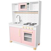 Cozinha Infantil com Pia Fogão e Microondas