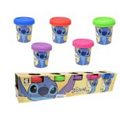 Stitch Massinha - Kit de 5 Massinhas - Cotiplás