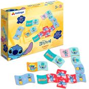 Dominó Lilo Stitch Infantil com 28 Peças em Madeira Original