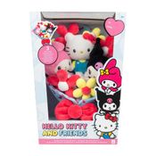Bouquet de Pelúcia Hello Kitty e Amigos Celebração Sunny | Presente Criativo, Colecionável Sanrio e Fofo para Surpreender com Carinho