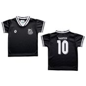 Camiseta Bebê Santos Preta - Torcida Baby