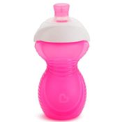 Copo Bite Proof Click Lock 266ml + 9 meses Rosa Munchkin