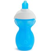 Copo Click Lock Com Canudo 266ml + 12 meses Azul Munchkin
