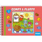 COZY COMFY AND FLUFFY RED COLORIR - MAGIC KIDS