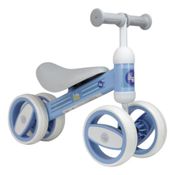 Bicicleta De Equilíbrio Azul 4 Rodas Fenix Infantil Sem Pedal Baby Bike