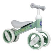 Bicicleta De Equilíbrio Verde 4 Rodas Fenix Infantil Sem Pedal Baby Bike