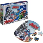 Quebra-Cabeça Avengers Mech Strike Os Vingadores 30 Peças Xalingo