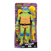 Boneco Leonardo Tartarugas Ninja Mutant Mayhem XL Sunny – Articulado, 24cm, Original Licenciado, com Espada Katana, Ideal para Crianças e Colecionador
