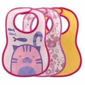 Babador Easy Meal Rosa c/3 Chicco