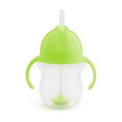 Copo Treinamento Click Lock C/Canudo 207ml +6m Verde Munchkin