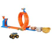 Hot Wheels Pista Troféu Bigfoot Giros Extremos - Mattel