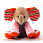 Elefante De Pelucia Colorido 20Cm Love