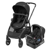 Carrinho de Bebê com Bebê Conforto Travel System Anna³ Trio Essential Black - Maxi-Cosi
