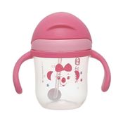 Copo De Treinamento Com Alcas 220ml Rosa Lilica Ripilica BB