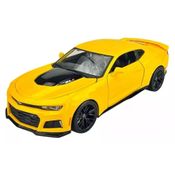 Miniatura Chevrolet Camaro ZL1 Amarelo 2017 - Escala 1:24 - Maisto