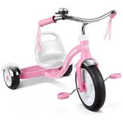 Triciclo Infantil Grande para Crianças de 2 a 5 Anos, Radio Flyer, Rosa