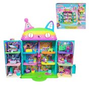 A Casa Mágica de Gabby Playset Celebração Casa Nova Deluxe com 6 Quartos, Móveis e Acessórios para Brincar e Criar Histórias