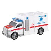 Carro Fricção Ambulância com Luz e Som