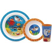 KIT REFEICAO BOWL PRATO E COPO AVENTURAS PIRATA - BUBA