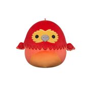 Pelúcia Squishmallows Fênix Harry Potter Sunny 4172 – Bicho Fofo e Colecionável com Toque Macio para Fãs do Mundo Mágico