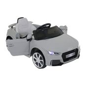 CARRO ELÉTRICO AUDI TT RS 12V INFANTIL CINZA - BELFIX