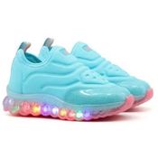Tênis Infantil de Luz Bibi Roller Celebration Jeans/Cherry 1079171