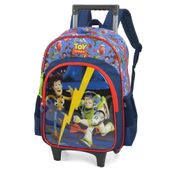 Mochila De Rodinhas Com Alca Toy Story Azul Luxcel