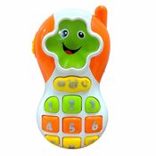 Brinquedo de Bebe Celular Musical Branco +2 Anos Well Kids