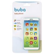 Brinquedo Para Bebe Celular Baby Phone Azul Buba