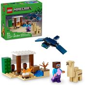 LEGO MINECRAFT - EXPEDICAO DO STEVE AO DESERTO (75 PEÇAS) -  MBRINQ