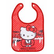 Babador Infantil Menina Baby Com Porta Migalha Hello Kitty