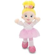 Boneca de Pano Bailarina Eimmie  da Playtime by Eimmie - Ideal para Meninas, Bebês e Crianças Pequenas