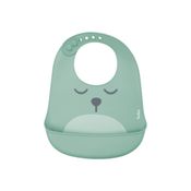 Babador Em Silicone C/Pega Migalhas Infantil Gumy Buba