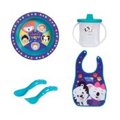 Kit Hora Da Papinha Infantil Baby Dia a Dia Turma Da Lilica