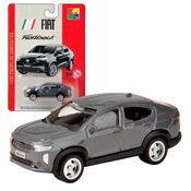 Carrinho De Metal Fiat Fastback 1:64 Original, CKS Toys, Pneus De Borracha, Miniatura Colecionador