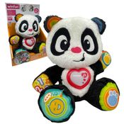 Pelúcia Interativa Meu Ursinho Panda Original, Winfun, Com Luz E Som Bebês + 6 Meses