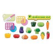Kit Comidinha Infantil - Horti Fruti - Legumes com Corte - Braskit