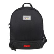Mochila M com Bolso Térmico e Porta Refeição Container Kids Thermo Preto