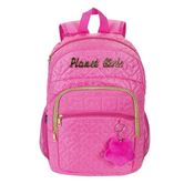 Mochila Planet Girls Matelassê Infantil Menina