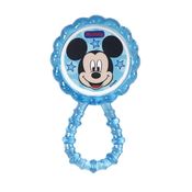 Chocalho Mordedor Para Bebe Macio Flexível Mickey Disney