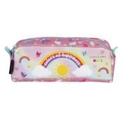 Estojo Infantil Menina Soft G Arco-íris Colors Of Happiness Container Kids