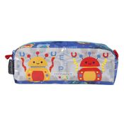 Estojo Infantil Menino Soft G Robots Robôs Container Kids