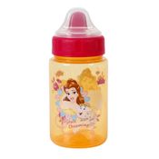 Copo De Transição Infantil Com Tampa Higiênica e Válvula Redutora de Pingos 340ml Bela Princesas Disney