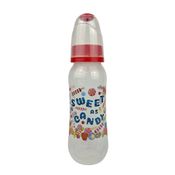 Kit 12 Mamadeira 240ml Bico Silicone Sweet Candy Vermelha BabyGo
